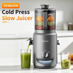 Moisture-proof Design Premium Slow Juicer Whole Fruit Feeding Extra Wide Feed Chute High Yield Cold Press Juice Extractor