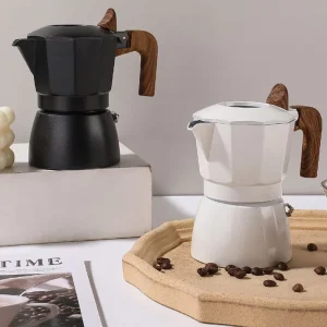 Moka Pots Espresso Maker Aluminum Double Valve Cafetera Italiana Espresso Coffee Makers Moka Pot Mocha Pot