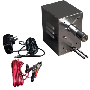 Motor 20kg Rated BBQ Spit Rotisserie 12V/240V Portable Outdoor Camping Motor