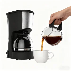 Multi Function 600W 0.6L Espresso American Drip Coffee Machine Full Automatic Electric Drip Coffee Maker