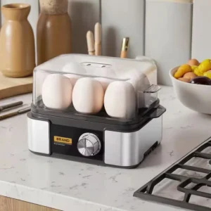 Multi Function Electric Egg Cooker Household 400W Automatic Shut off Egg Holders Boil dry Overheat Prevention for Soft Boiled