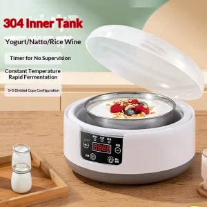 Multi Function Household Stainless Steel Yogurt Maker Small Fully Automatic Constant Temperature Fermentation