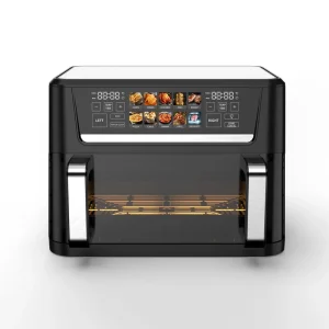 Multi Functional 12L Electric Air Fryer Rotisserie Roaster Smart Digital Control Overheat Protection for Household RV