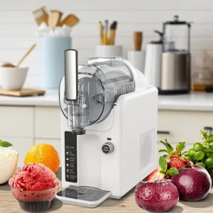 Multi Functional Automatic Shaved Ice Machine 185W Home Party Slushy & Frozen Juice Drink Maker for Indoor & Outdoor Use