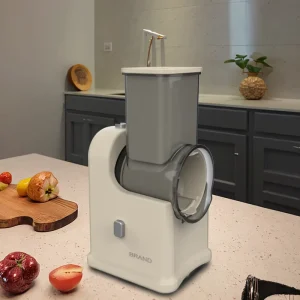 Multi-Functional Automatic Vegetable Cutter Slicer USB Plug-In Kitchen Drum Meat Grinders Safe Plastic Enclosure