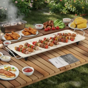 Multi-Functional Electric Baking Pan Non Stick Indoor Household Grill Griddle Factory Direct Sale for Barbecue Takeout