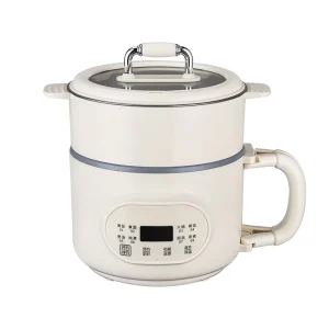 Multi Functional Electric Multi Cooker Measuring Cup Digital Timer Control Micro-pressure Cooking 1.2L Capacity Energy Efficient