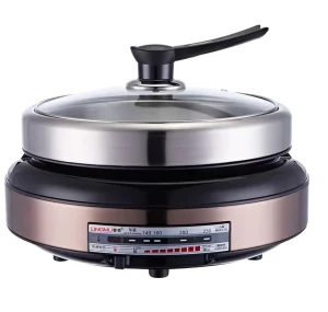 Multi Functional Electric Skillet Cooker 4L Capacity Energy Saver Household & Hotel Use
