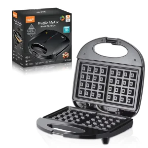 Multi Functional Electric Stainless Steel Non Stick Surface Waffle Maker Household Light Food Breakfast Machine Sandwich