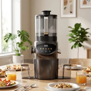 Multi Functional Juicer with Large Inlet for Cold Pressing Slow Chewing and High Juice Yield Suitable for Hotel Milk Tea Shops