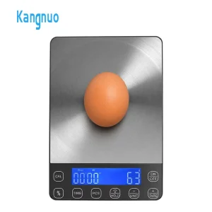 Multi Functional LCD Display Slim Stainless Steel Timer Tare PCS Unit Electric Scale Kitchen Scales Weigh Digital Food