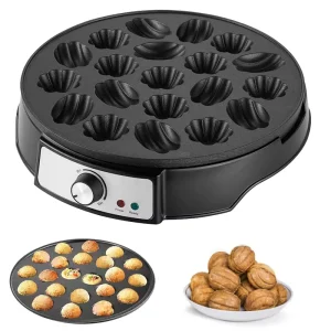 Multi-Functional Portable Electric Octopus Ball Coconut Walnut Maker Non-Stick Overheating Protection Snack Machine