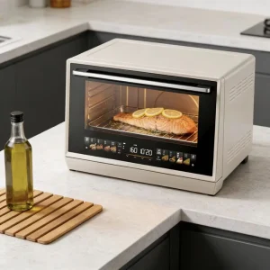 Multi Functional Steam Air Fryer Oven Healthy Low Fat Turbo Convection Hot Air Oven