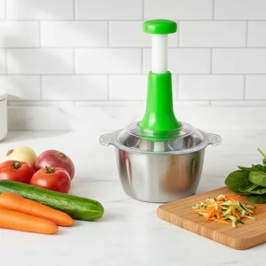 Multi-Functional Steel Vegetable Cutter Hand Press Type for Cutting Fruit and Cheese Household Cooking and Mincing Tool