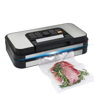 Multi Mode Vacuum Food Sealer Inflate Function Adjustable Speed Aluminum Heating Vacuum Packing Machine for Fresh Food Storage