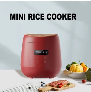 Multi Rice Cooker Electric Digital LED Display Non-Stick Coating Timer Function 1.1-2L Capacity