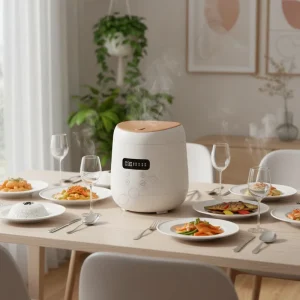 Multi Rice Cooker Electric Underpan Heating Non-Stick Inner Pot Digital LED Display Timer Function 2L Smart Fast Cooking