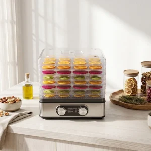 Multi Tier Multi functional Small Square Food Dehydrator for Fruit Meat Jerky Pet Treats