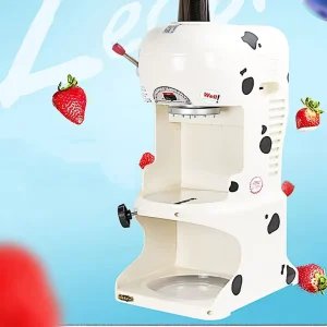 Multi color 90kg H Commercial Electric Snow Ice Shaver Bingsu Making Machine Ice Crusher