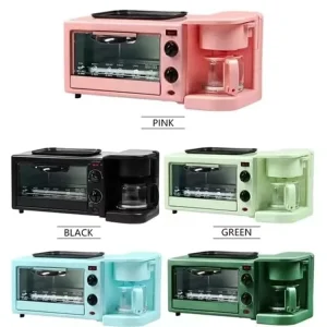 Multi-function 3 in 1 Breakfast Makers Machine Sandwich With Frying Pan Coffee Maker Toast Grill Maker