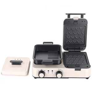 Multi-function Breakfast Machine Electric Toaster Sandwich Waffle Maker 3 in 1 Breakfast Maker