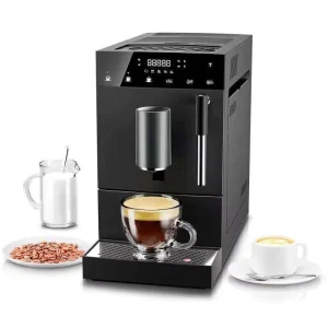 Multi function Electric Drip Coffee Maker Built in Large Capacity Bean Container Temperature Control Plastic Spanish