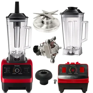 Multi-function Heavy Duty Commercial Vacuum Blender 1500W Variable Speed 2.0L Stainless Steel Blade