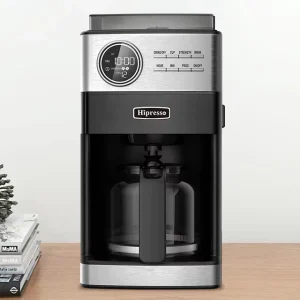 Multi function Stainless Steel Bean to Cup Grind And Brew Coffee Maker Automatic Drip Coffee Machine