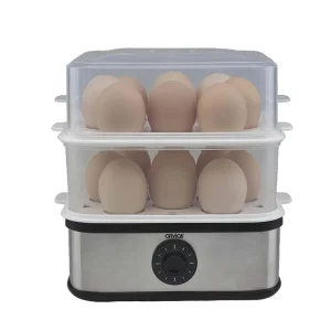 Multi functional Automatic Electric Rapid Egg Cooker for Soft Hard Boiled Poached Eggs Egg Steamer Poacher Boiler