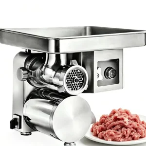 Multi functional Electric Meat Grinder and Slicer 220V/110V Stainless Steel Table Top Meat Mincer for Commercial and Home Use