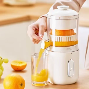 Multi functional Electric Orange Juicer 600ml USB Portable Home Fruit Juicer Automatic Residue Separation Battery Low Juicer