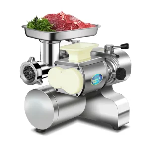 Multi functional Electric Stainless Steel Meat Grinder Chopper Slicer Garlic Puree 1000 1500W 220V Household Commercial Use