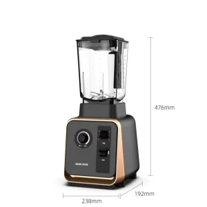 Multi-functional Heavy Duty Blender Electric Mixer 2.1-2.5L Glass Container 6 Blades 36000 RPM Speed Customizable for Hotel