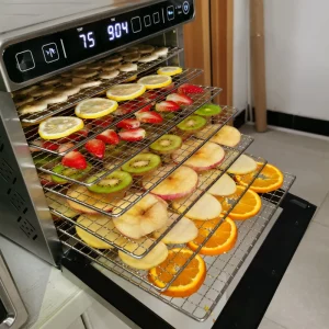 Multi functional Large Capacity Food Meat Fruit Dehydrator With 7 Stainless Steel Trays for Household and Kitchen Use