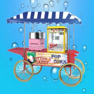Multi functional Mobile Popcorn Machine with Cart
