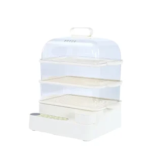 Multi-functional Three-layer Touch Control Electric Steamer Household Transparent Visual Large Capacity Steam Pot Breakfast
