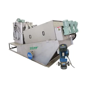 Multi plate Screw Press Sludge Dehydrator Automated Production Smooth Operation Without Blockage