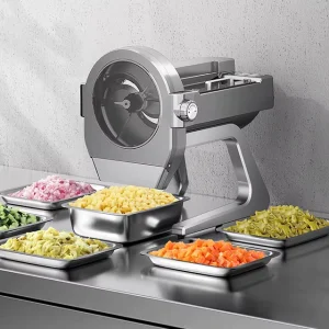 Multi purpose Vegetable Cutter Slicer Food Processor Electric Stainless Steel Pineapple Dicing Machine Easy to Clean