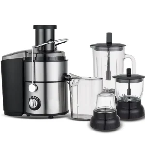 Multifunction Commercial 4 in 1 Big Mouth Carrot Vegetable Juicer Blender Fruit Juicer Extractor Food Mixer