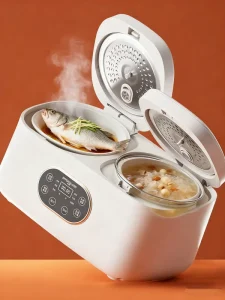 Multifunction Double Pot Rice Cooker 4L Home Digital Electric Rice Cooker Multicooker