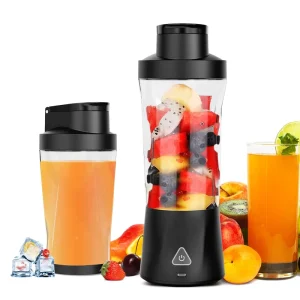 Multifunction Portable Juicer Blender 6 Stainless Steel Blades DC Motor 700mL Capacity USB Rechargeable Leak Proof Waterproof