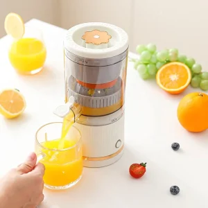 Multifunction Portable Juicer Blender Electric Cold Press Juice Pulp Separation 6 Blades Stainless Steel Low Noise for Household