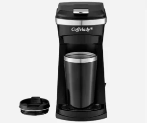 Multifunction Small Coffee Maker Single Serve Portable K cup Pod Coffee Machine for Grounds Coffee