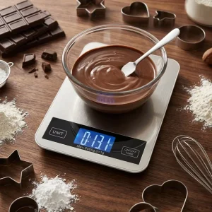 Multifunction Stainless Steel Digital Kitchen Scale 5kg Food Weighing Platform with Nutritional Calculator