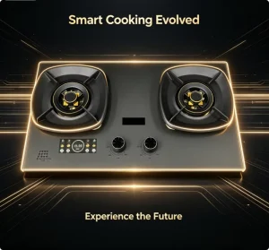 Multifunctional 2 Burner Built-in Gas Hob Nano Non-Stick Panel Full Copper Burner Timing Flameout Safety Global Kitchen Stove