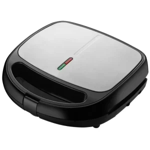 Multifunctional 2 Slice Sandwich Maker Stainless Steel Bread Waffle Iron Grill Toaster Automatic Temperature Control