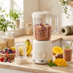 Multifunctional 2 in 1 4500w 7630 Motor Electric Heavy Duty Smoothie Juice Mixeur Blender for Kitchen