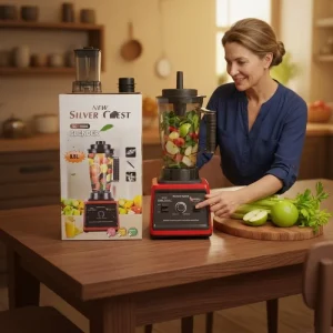 Multifunctional 2 in 1 8000w Professional Heavy Duty Commercial Mixer Smoothie Juicer Food Processor Blender