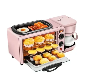 Multifunctional 3 in 1 Breakfast Sandwich Hamburger Maker Machine Breakfast Maker Station