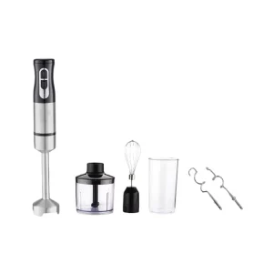 Multifunctional 5 in 1 Stainless Steel Hand Blender Set with 4 Blades High Speed Household Use 700W Eco Friendly and Easy Cleaning